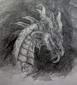邪邪的素描龍頭